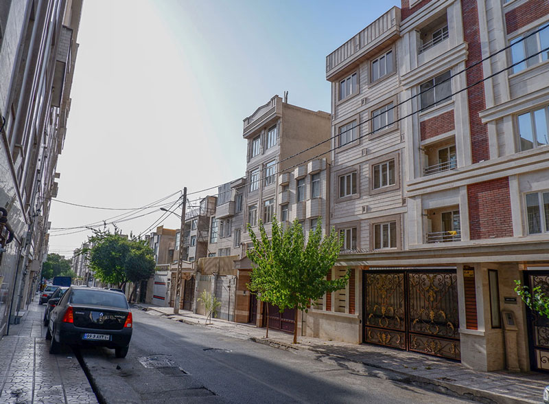 نصب داربست در وحیدیه