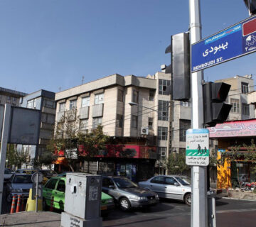 نصب داربست در محله بهبودی