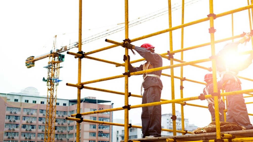 شغل داربست‌بندی فلزی