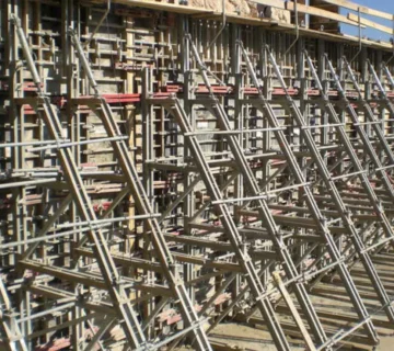 داربست زیر بتن